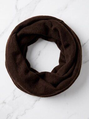  Dark Brown Solid Ladies Infinity Scarf